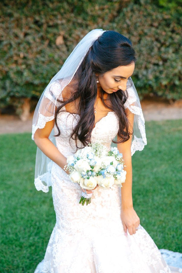 fitted lace wedding dress PEACE