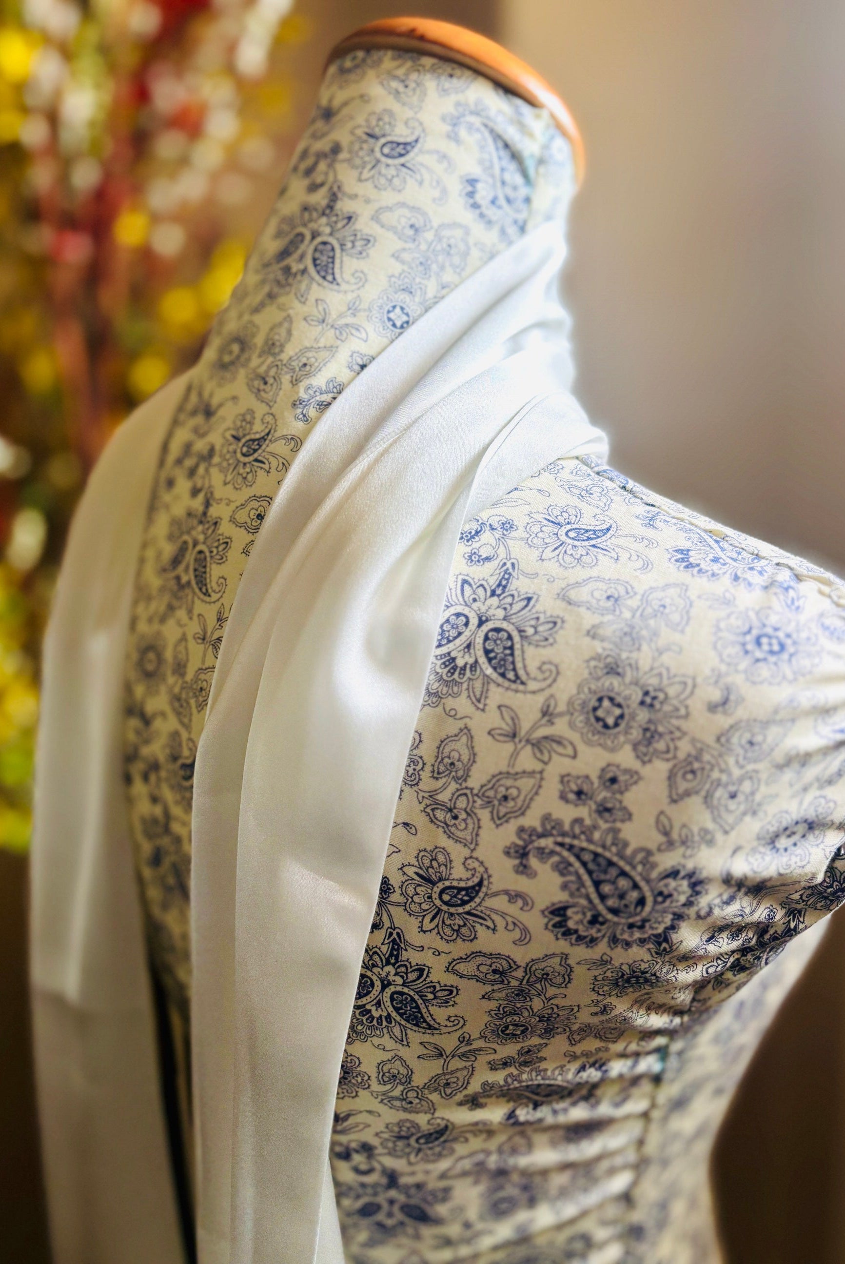 elegant mulberry silk long narrow wedding scarf for formal parties