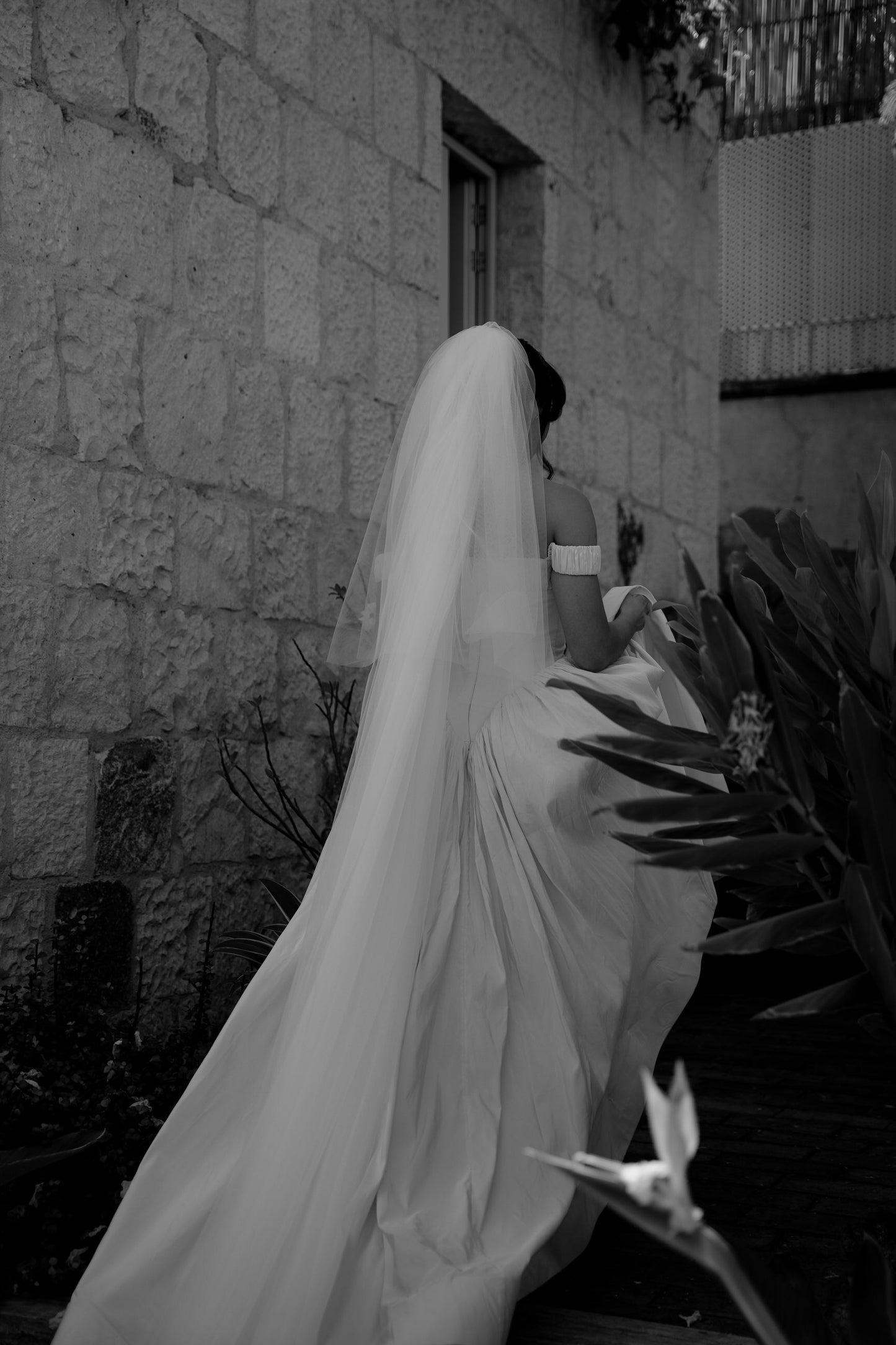 luxury layered wedding veil in soft silk tulle for Oaxaca wedding