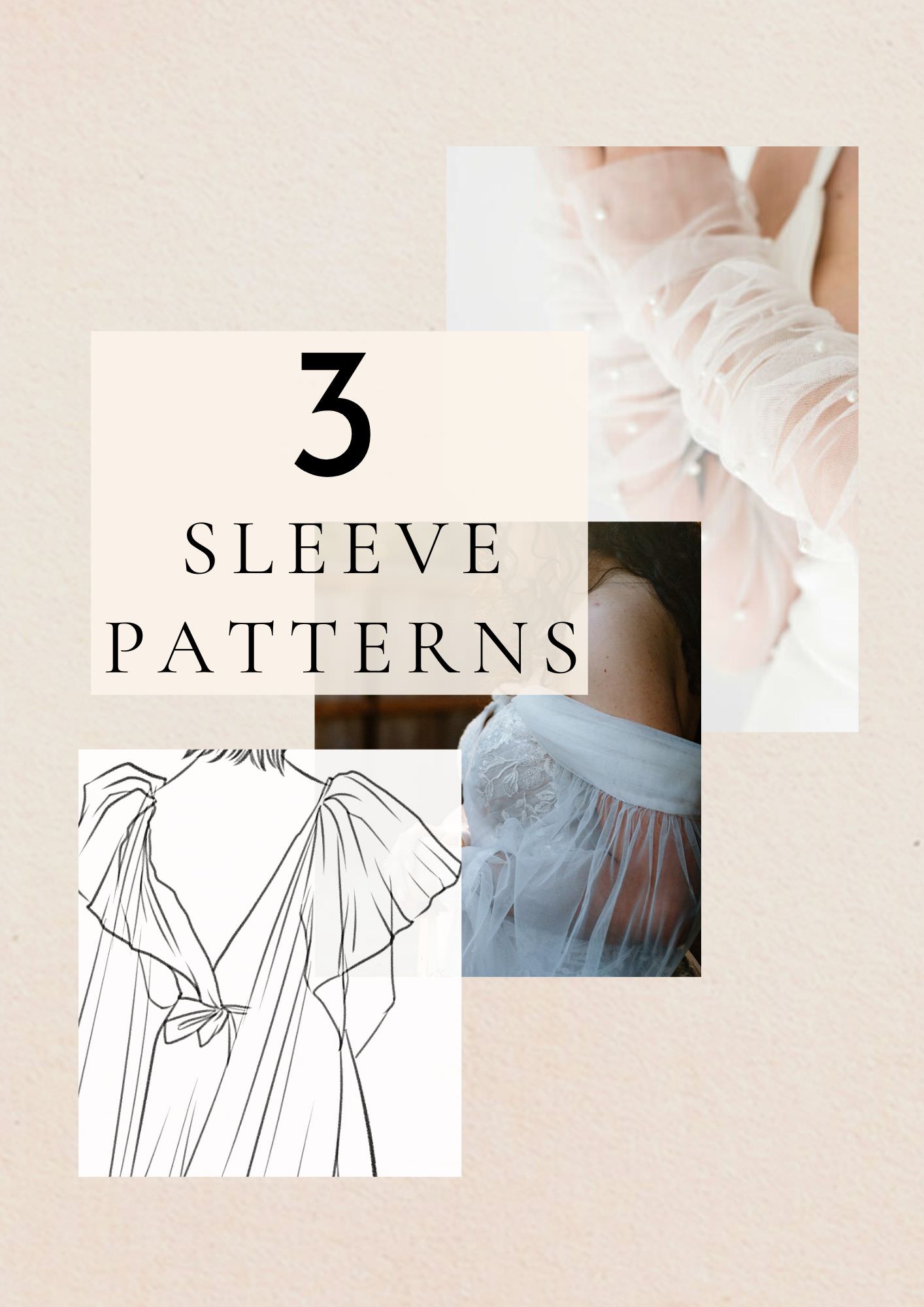 DIY Fingerless Tulle Long Bridal Gloves, Pattern PDF Tutorial