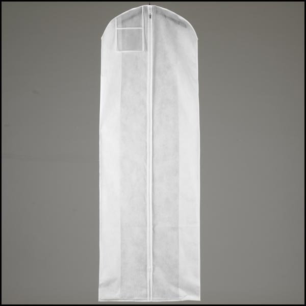 White Garment Bag for Veil Preservation