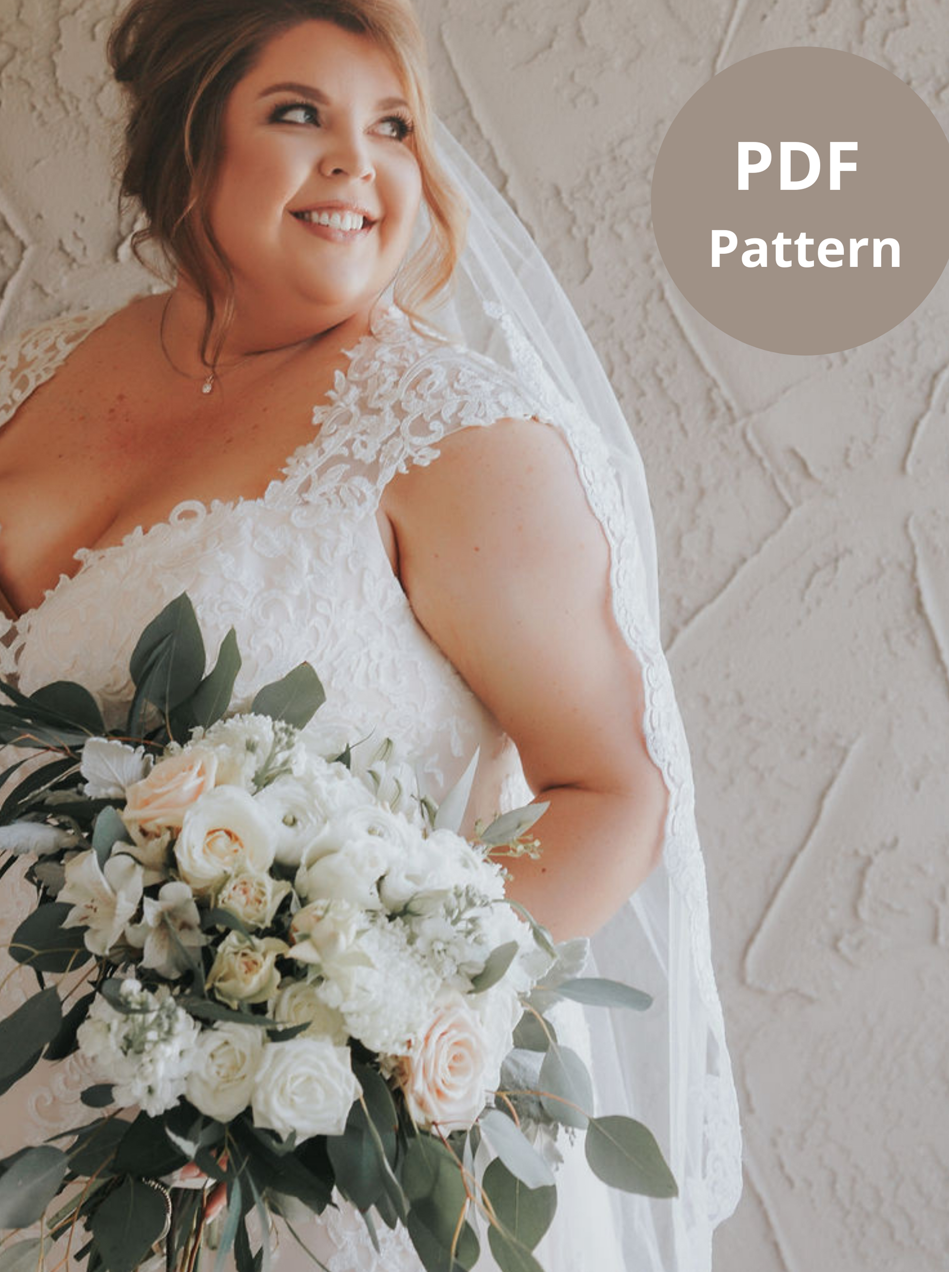 pattern for lace fingertip wedding veil