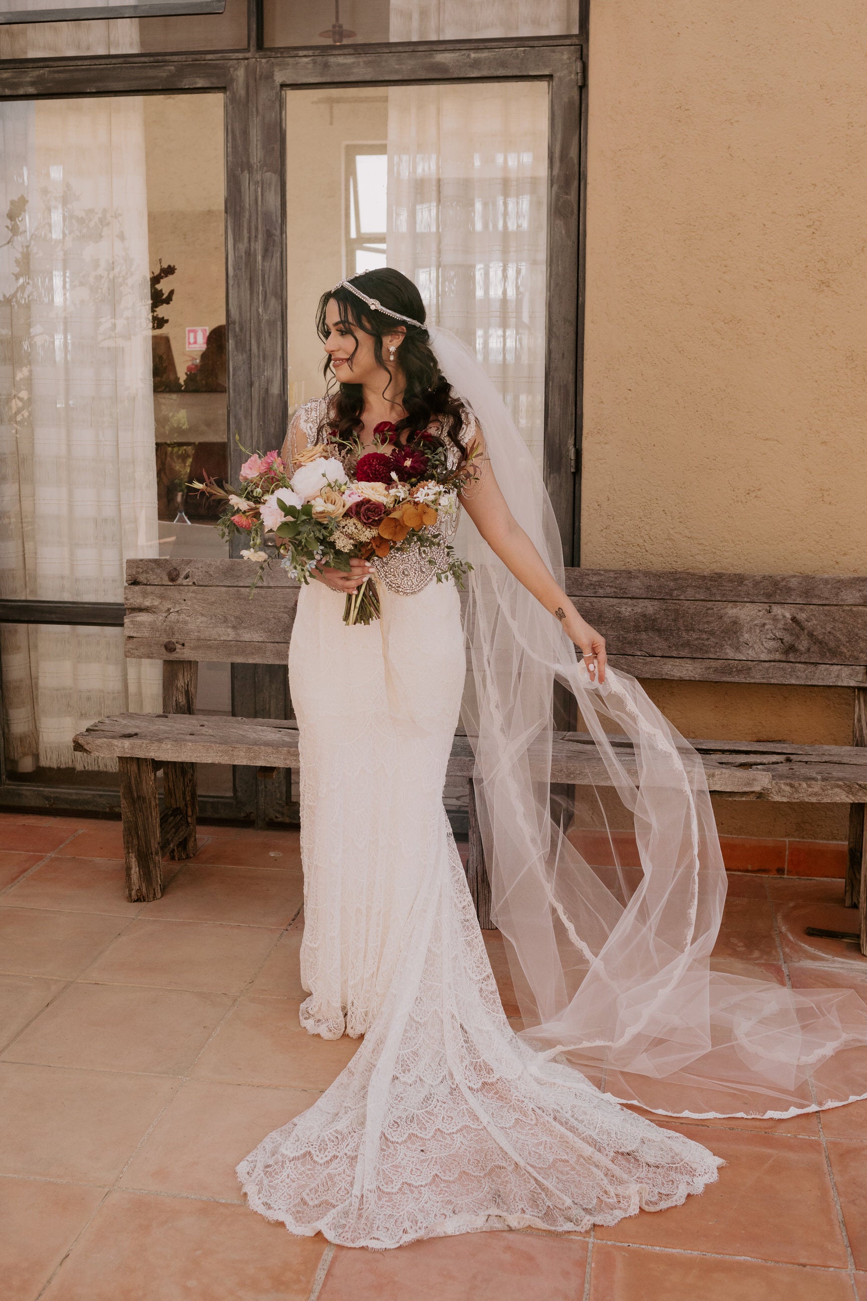 Thin Scalloped Lace Chapel or Cathedral Wedding Veil – One Blushing Bride Custom Wedding Veils Thin Scalloped Lace Chapel or Cathedral Wedding Veil – One Blushing Bride Custom Wedding Veils