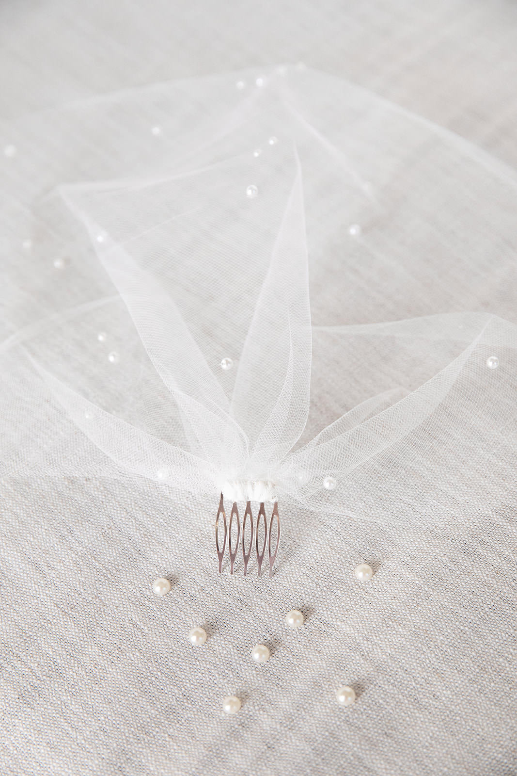 Ivory Freshwater Pearl Veil Weights for Wedding Veil